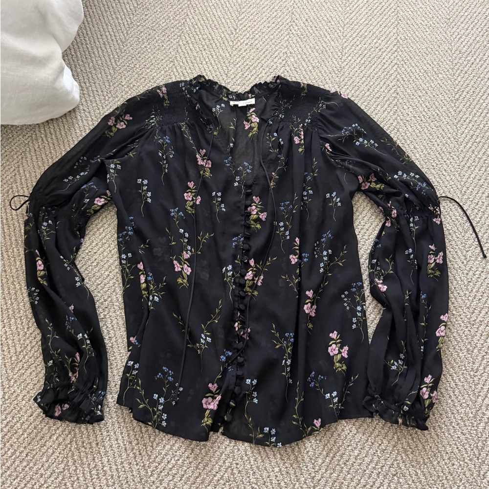For Love and Lemons Long-Sleeve Blouse
